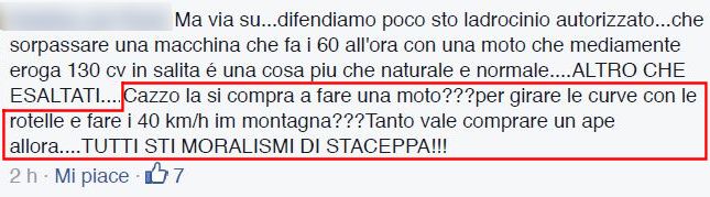 commento fb