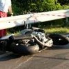 incidente (archivio) Moto contro guardrail (archivio)