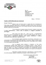 Lettera Autostrade